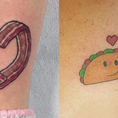 24 странни татуировки с храна