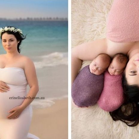 Жената, която роди петзнаци показва бебетата със страхотна фотосесия