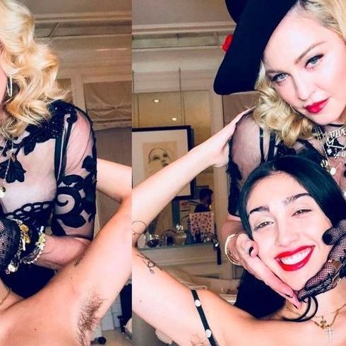 Дъщерята на Мадона разбуни духовете с космите под мишниците си