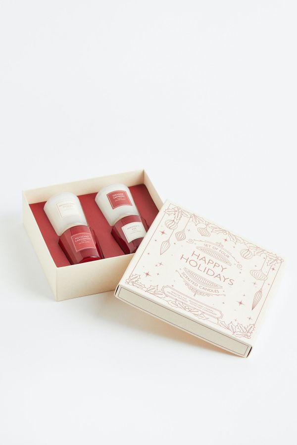 Подаръчна кутия с 4 броя ароматизирани свещи от H&amp;M